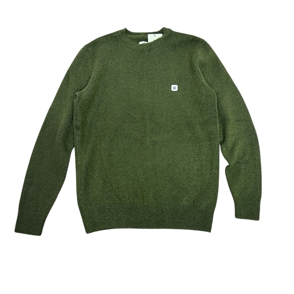 Element Men's Green Crewneck Knit Sweater